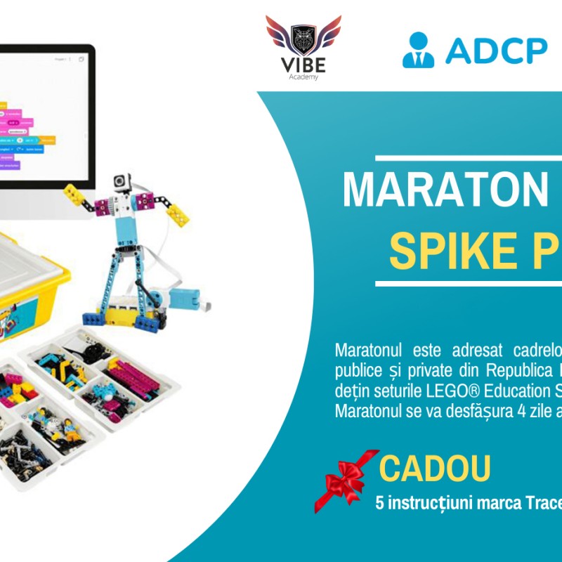 Curs cu 4 lecții și 5 instrucțiuni gratuite - LEGO Spike Prime