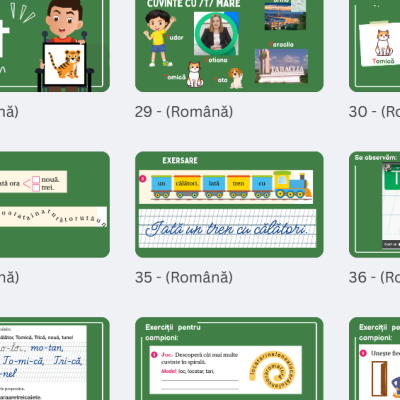 L.Lit.Română. Clasa I-âi.  Sunetul [t] şi litera de tipar T. Litera T (mare) de mână [fișier .PPTX]