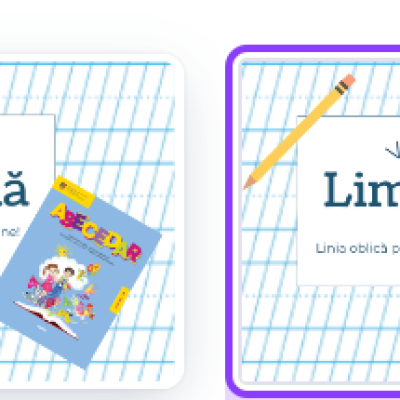 L.lit.română. Clasa I-âi. Comunicăm jucându-ne. Linia oblică pe două spații [fișier .PPTX]