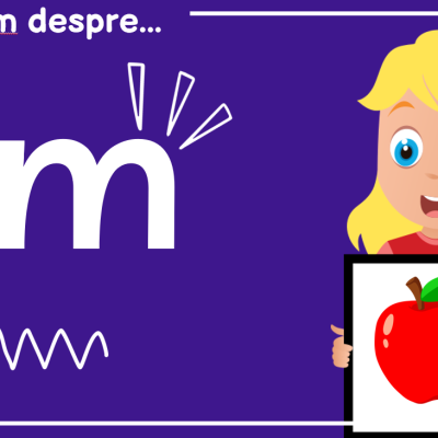 L.lit.română. Clasa I-âi. Sunetul [m] şi litera de tipar m.   Litera m (mică) de mână [fișier .PPTX]