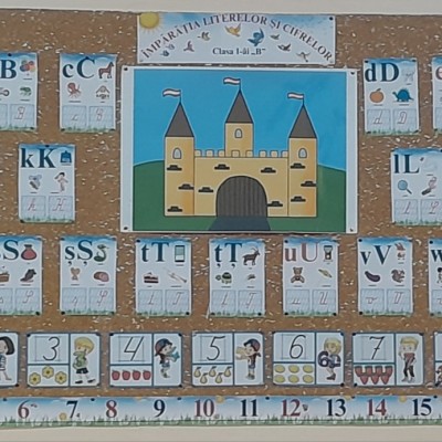 Împărăția literelor și cifrelor. Planșe imprimabile pentru clasa I-âi [fișier .ZIP]