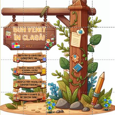 Poster: Bun venit în clasă!