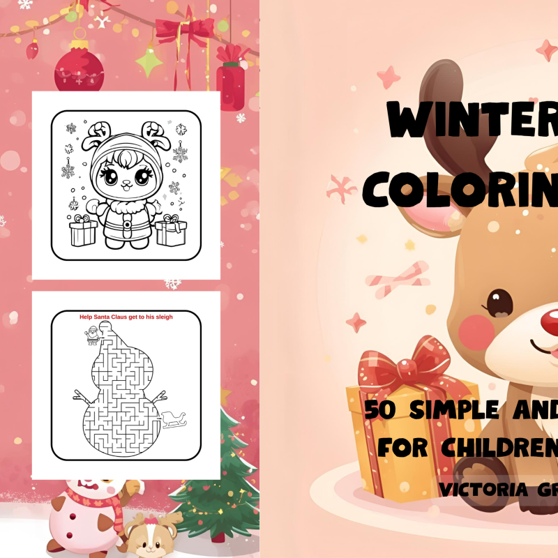 Winter Magic Coloring Book [fișier .PDF]