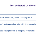 Test de lectură „cititorul din peșteră”  de Rui Zink [fișier .DOCX]