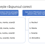 Învelişurile interne şi externe ale PǍMÎNTULUI clasa 3