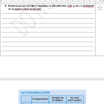 Evaluare formativă nr. 1 la științe „Omul- parte a naturii”, modulul 1, semestrul 1, clasa 4 [fișier .DOCX]