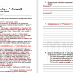 Evaluare sumativă nr. 2 Genul epic. Basmul [fișier .DOCX]